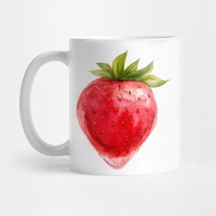 Strawberry Food Art Mug